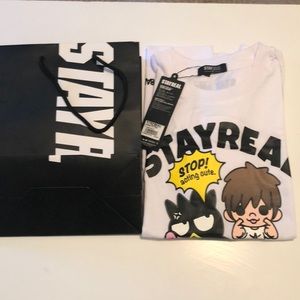 STAY REAL X Bad Badtz-Maru T-shirt from Japan NWT